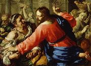 Bernardino Mei Christ Cleansing the Temple USA oil painting artist
